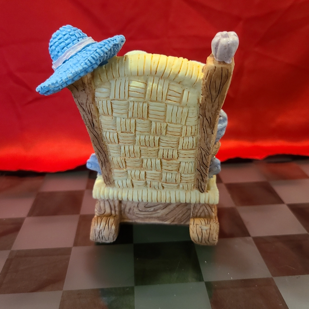 Bunny Rabbit Rocking Chair Decor for sale - Picture 5 of 15